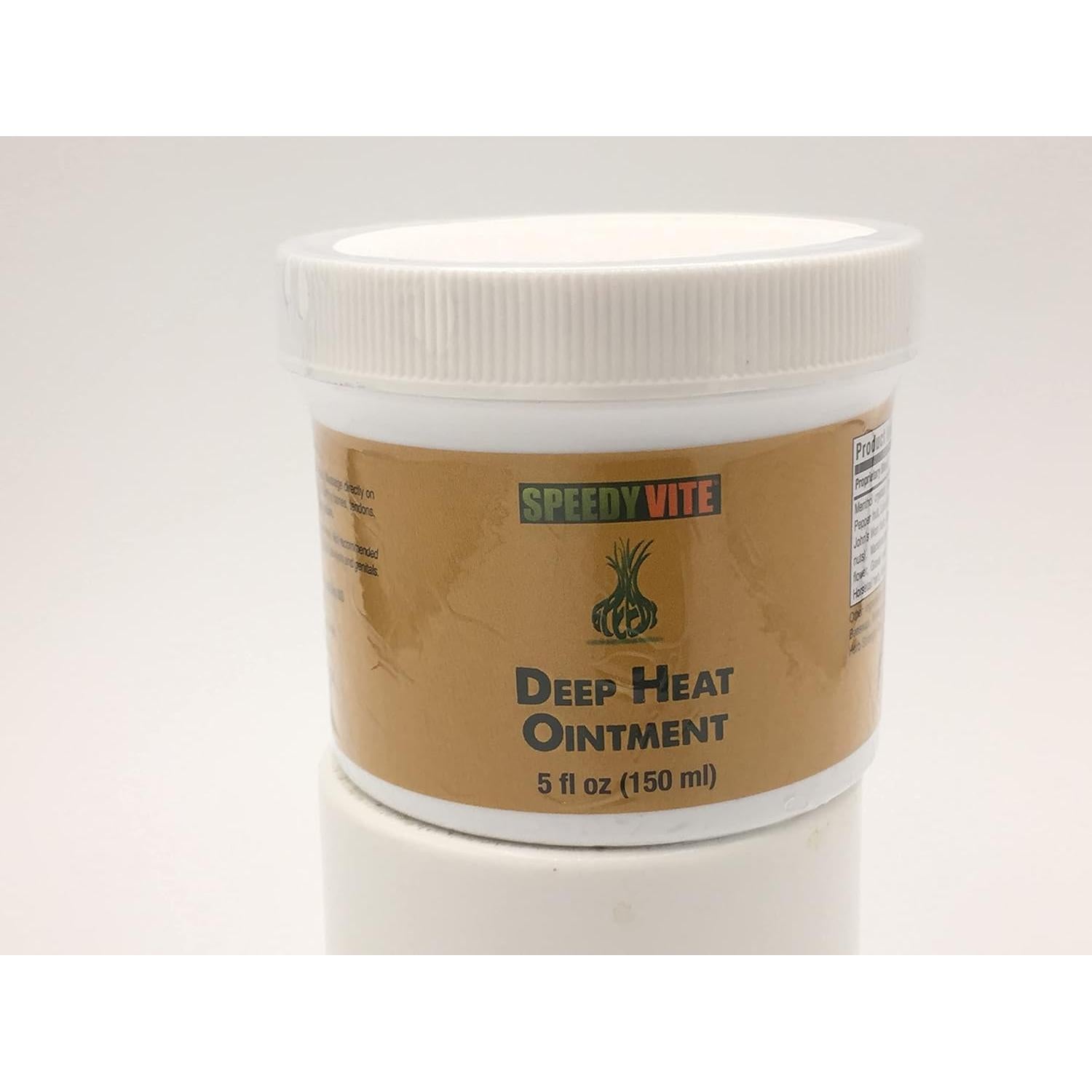 Ungüento Calor Profundo SpeedyVite 142g Orgánico Mentol Cayena