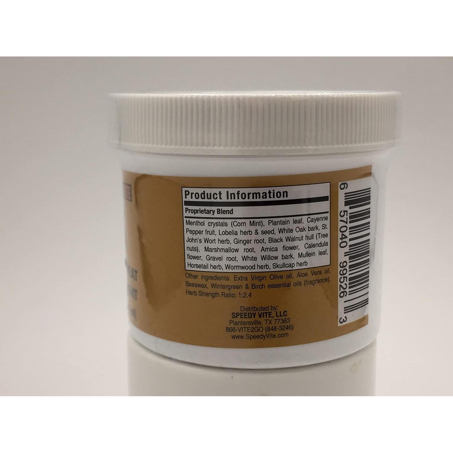 Ungüento Calor Profundo SpeedyVite 142g Orgánico Mentol Cayena