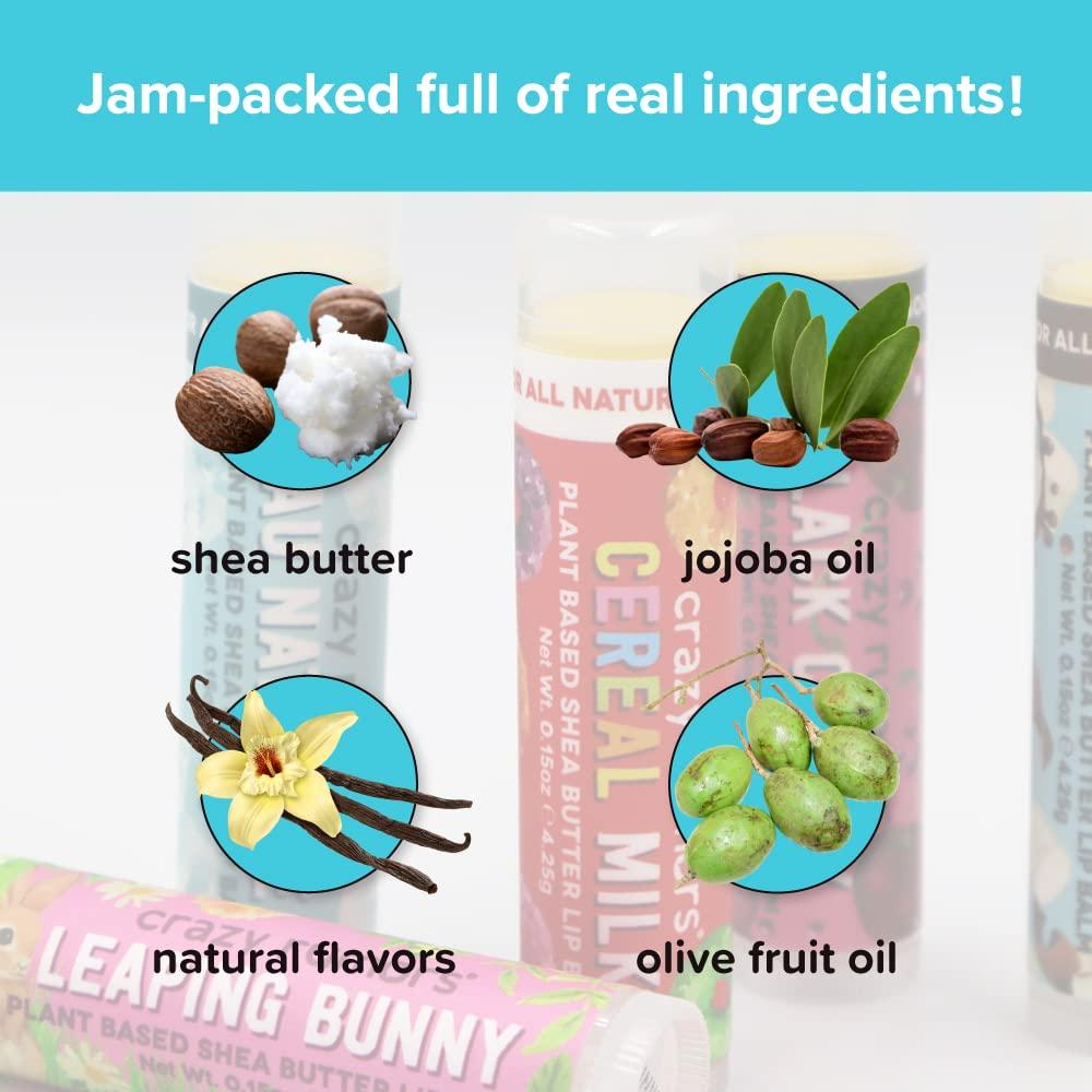 Bálsamo Labial Crazy Rumors Soda Pop 4-Pack Natural 100% Vegano