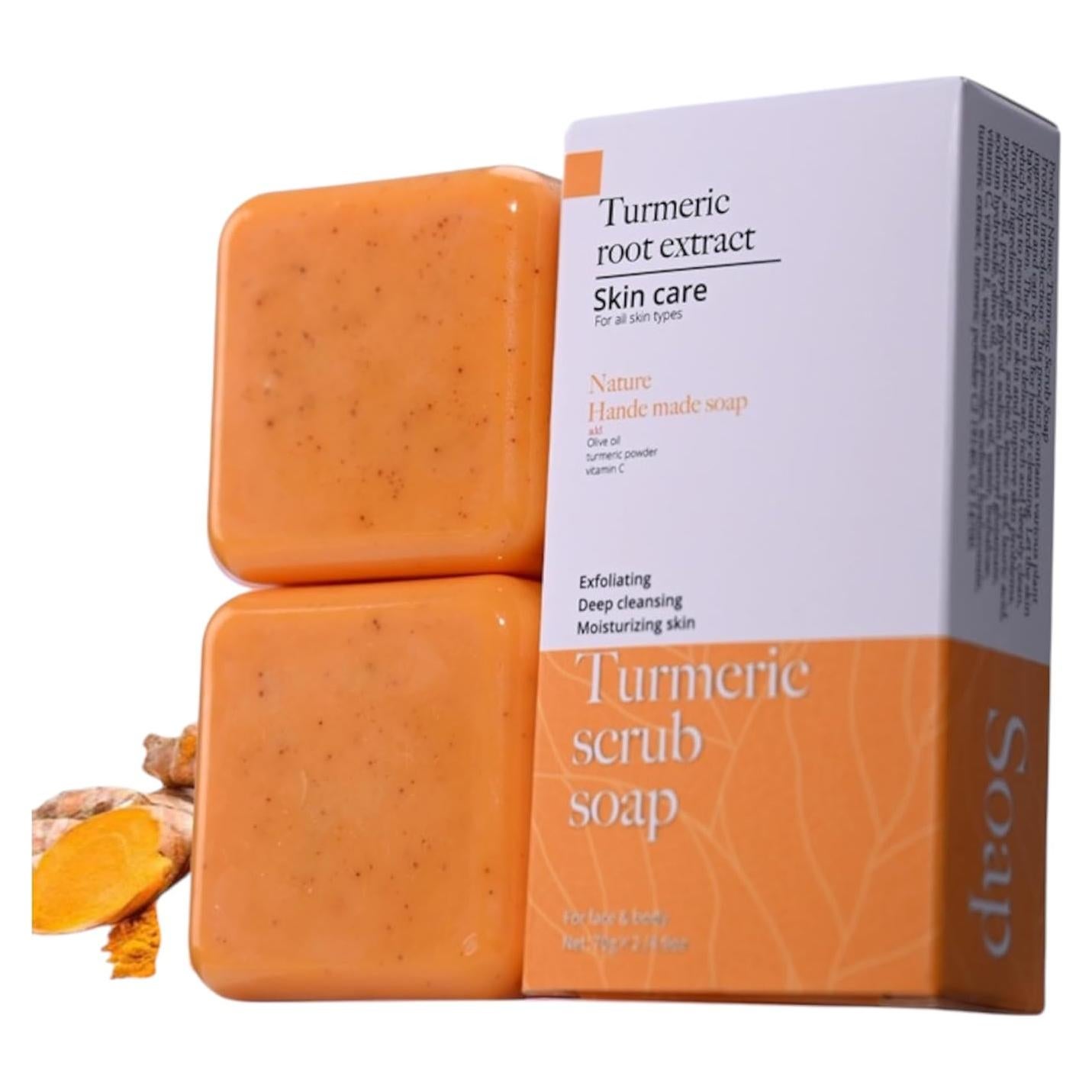 Barra de Jabón Exfoliante Natural YOYO BY ZAQ - Paquete de 2