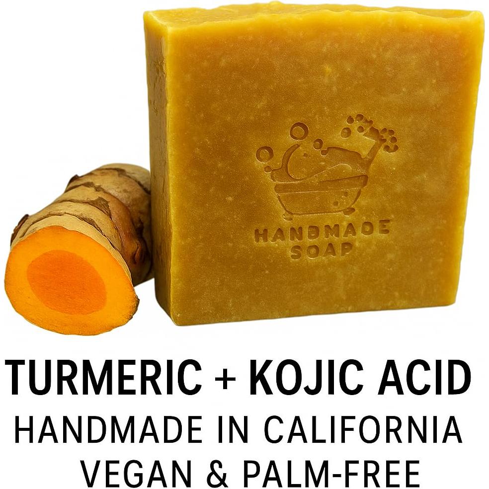 Jabón de Cúrcuma Hecho a Mano Farmhouse Cat 113g Vegano