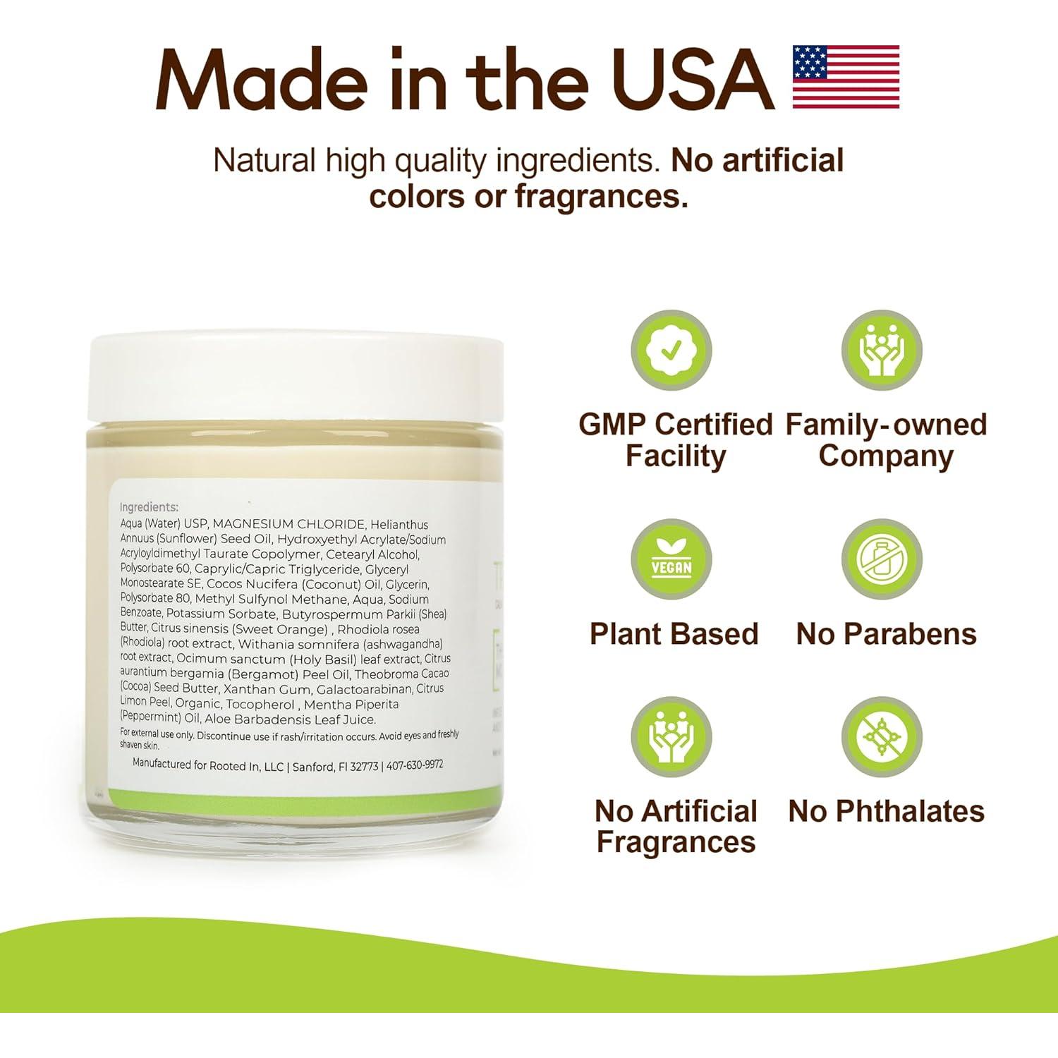 Juego de Crema de Magnesio Rooted In - 3 Fragancias 500mg