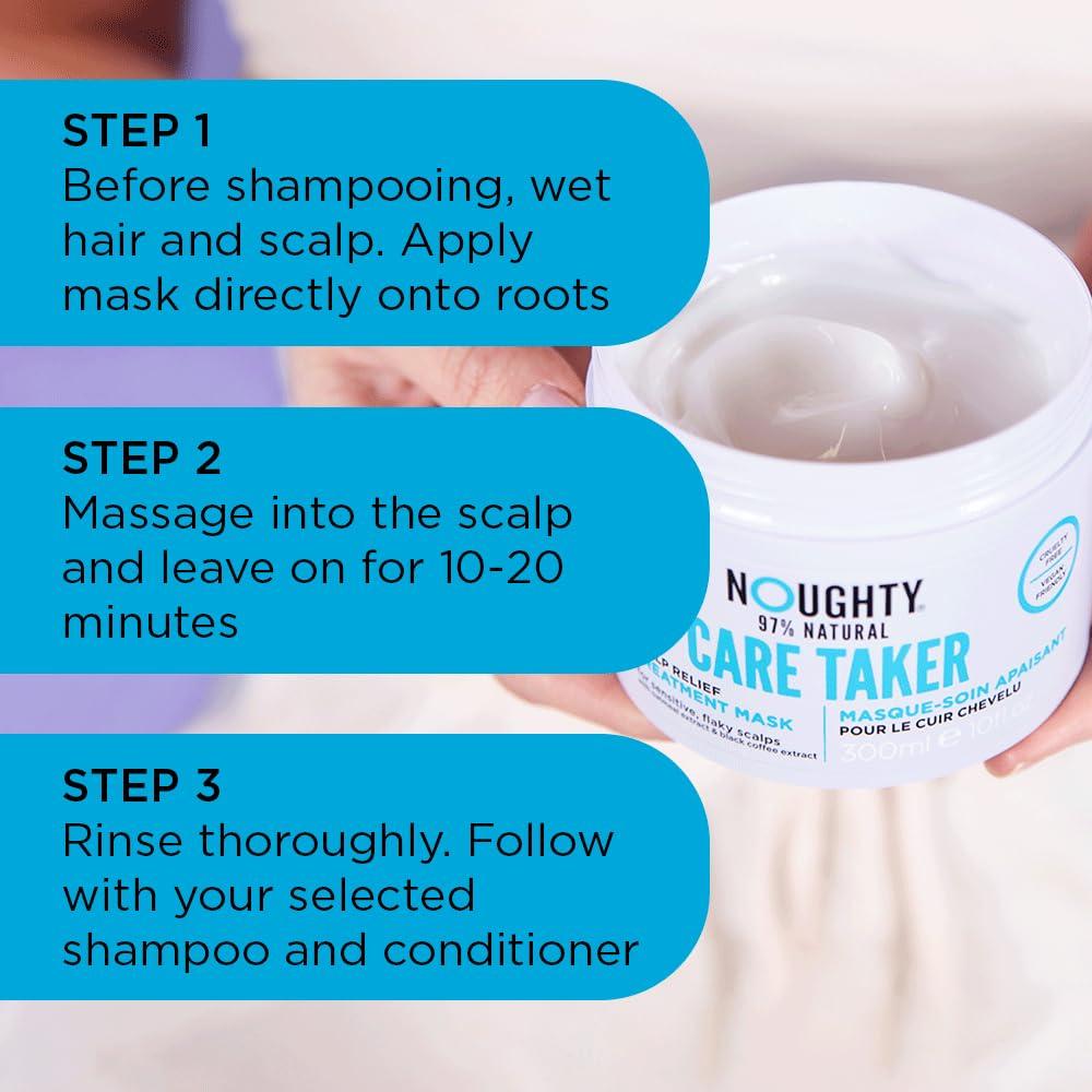 Mascarilla Capilar Noughty 295ml - Cuidado Cuero Cabelludo Vegano