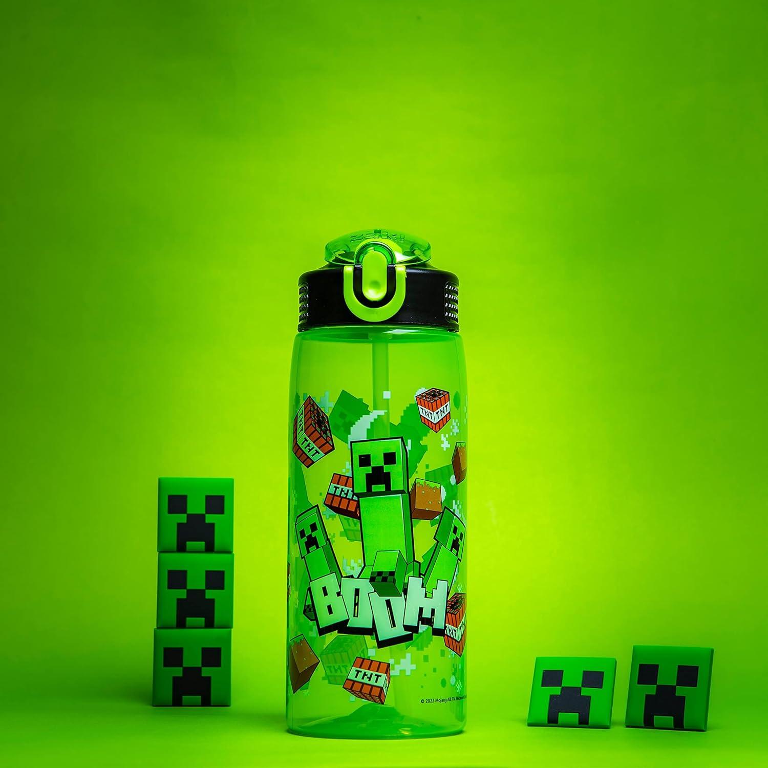 Botella de Agua Zak Designs Minecraft Creeper 740 ml