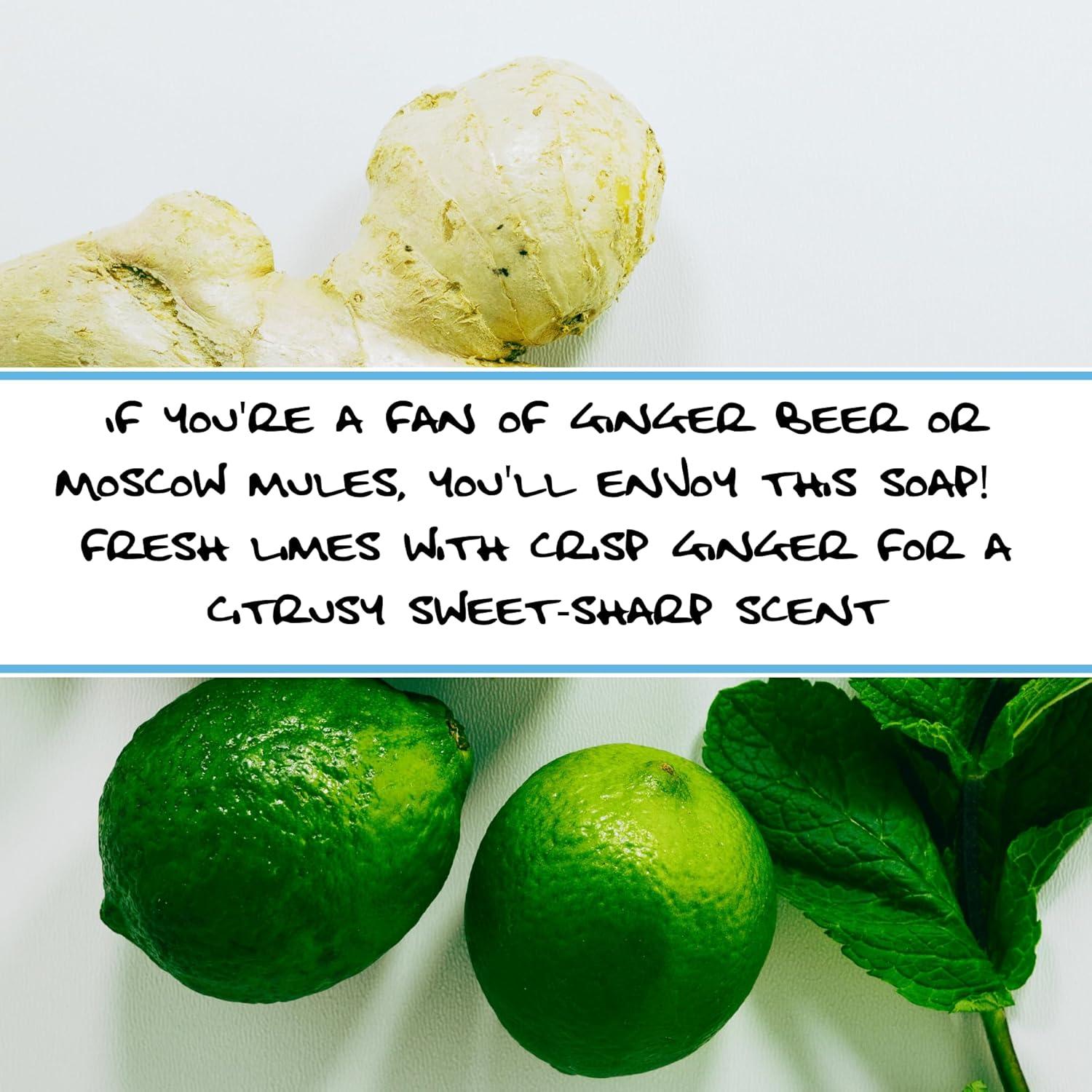 Jabón Natural de Jengibre y Lima Bluebyrd 127g - Vegano