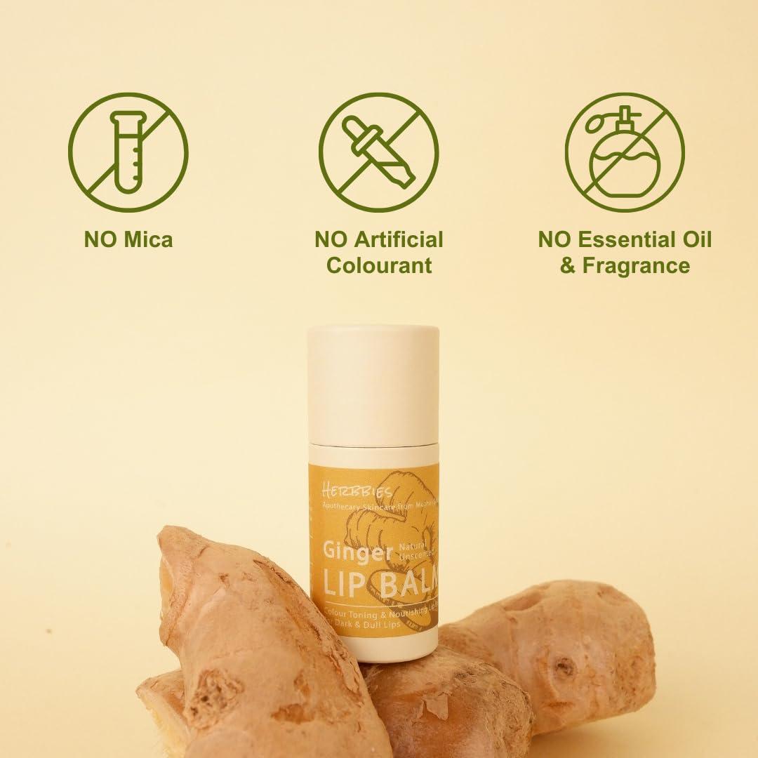 Bálsamo Labial Natural Herbbies Jengibre 20g Hidratante
