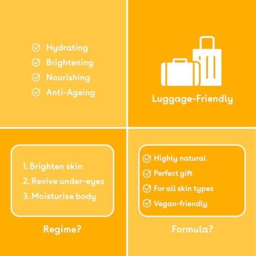 Set de Cuidado de la Piel Glow Heroes Q+A - Vitamina C 30ml, 15ml, 50ml