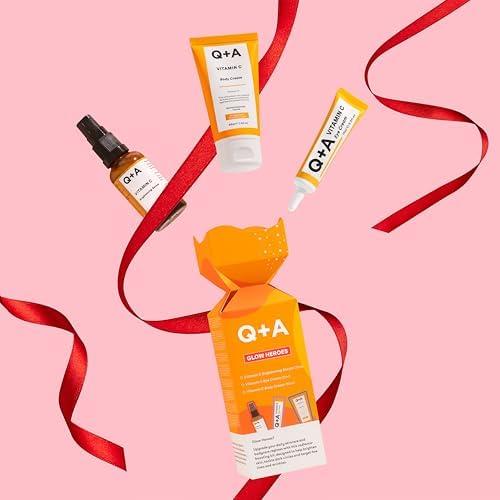 Set de Cuidado de la Piel Glow Heroes Q+A - Vitamina C 30ml, 15ml, 50ml