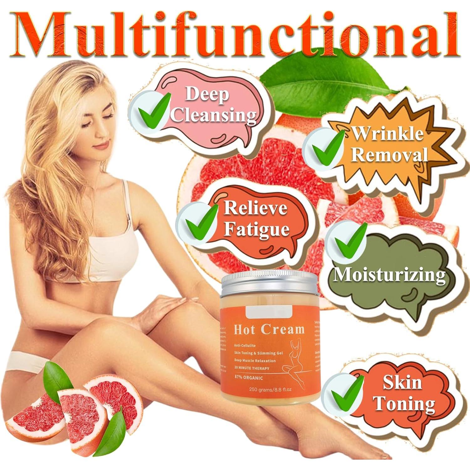 Crema Anticelulitis Caliente Orgánica Elitzia 250g - Quemadora de Grasa