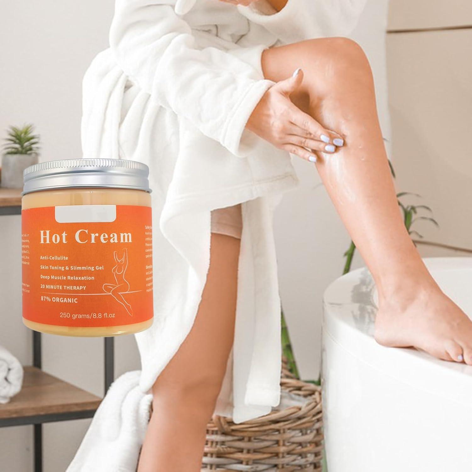 Crema Anticelulitis Caliente Orgánica Elitzia 250g - Quemadora de Grasa