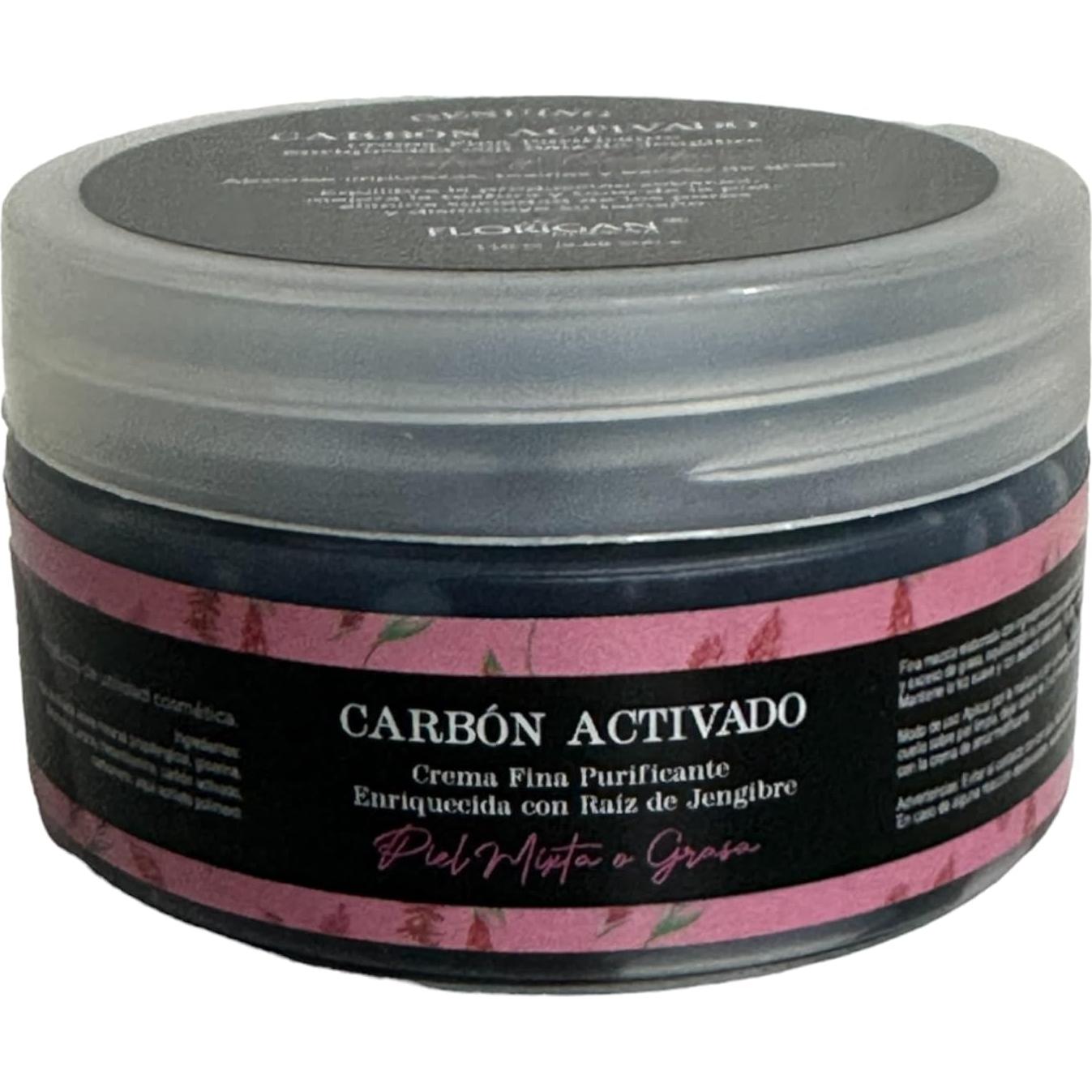 Crema Facial Detoxificante Nocturna Florigan 110g Carbón Activado