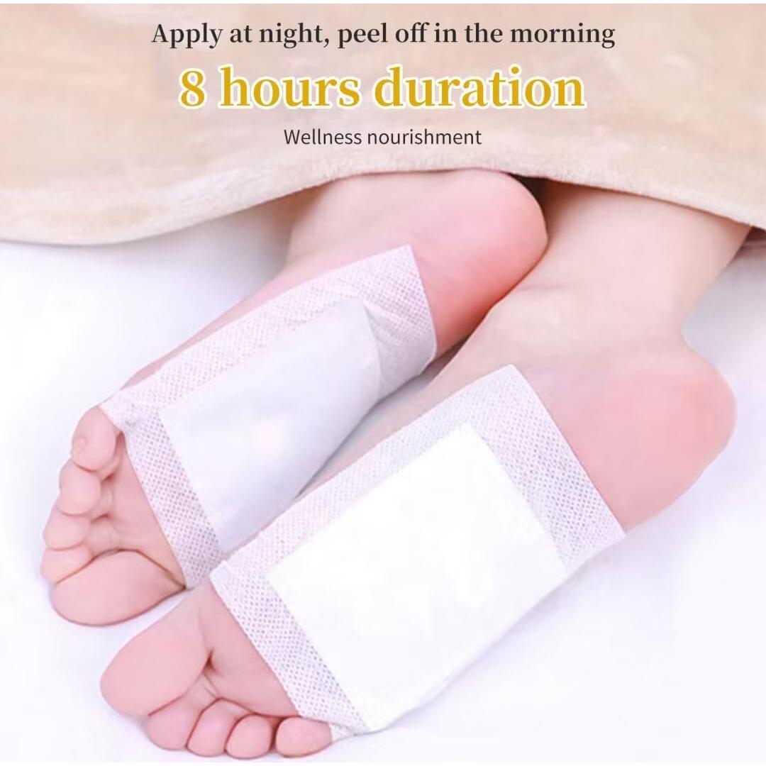 Parche de Jengibre Natrure 40 Piezas Cuidado de Pies 2 en 1