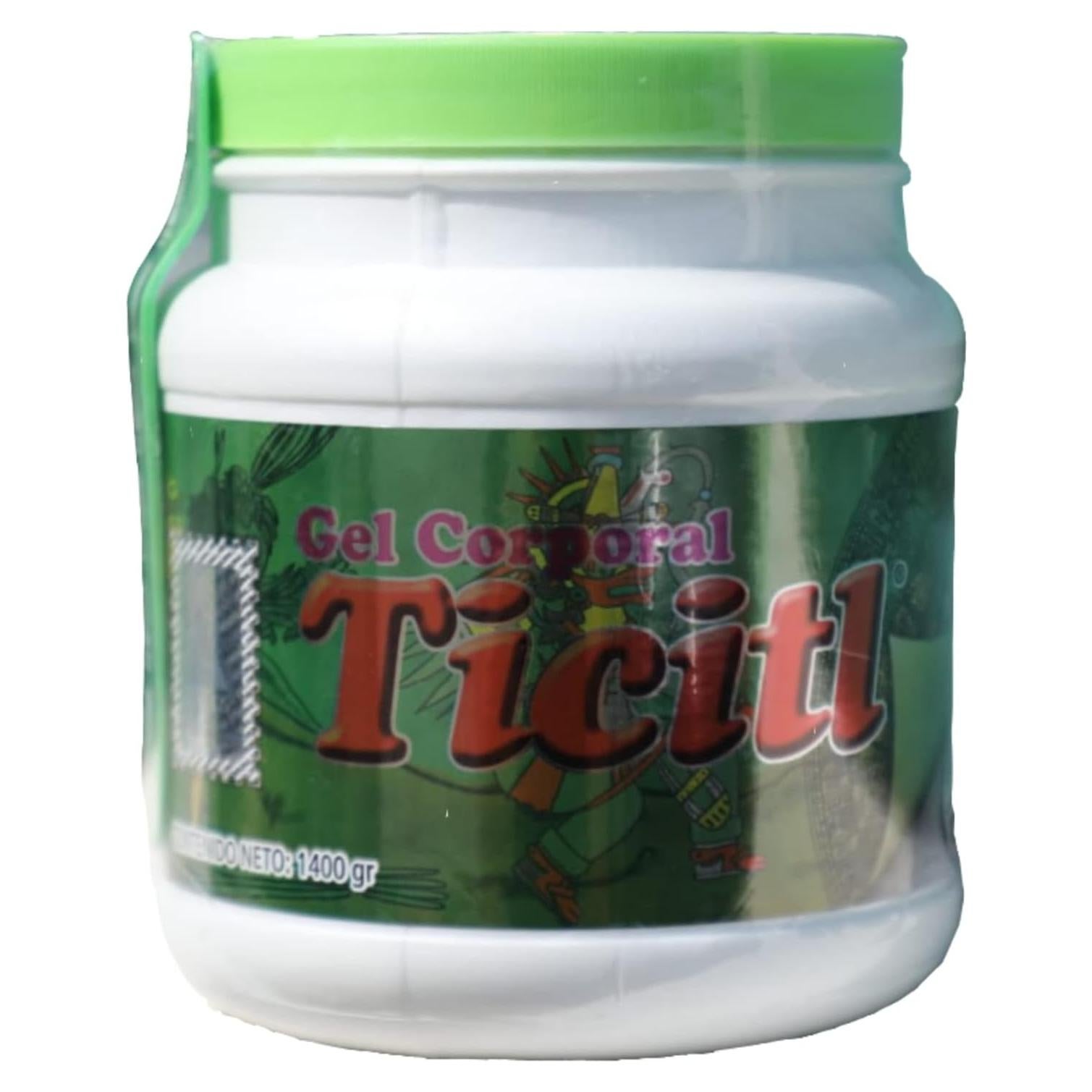 Gel Corporal TICITL 1.4kg Laboratorios D'MUNDO Mentol Eucalipto