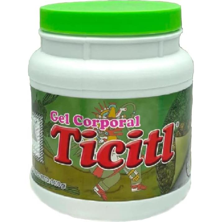 Gel Corporal TICITL 1.4kg Laboratorios D'MUNDO Mentol Eucalipto