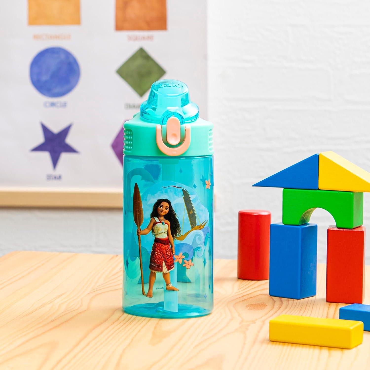 Botella de Agua Zak Designs Moana 16oz para Niños