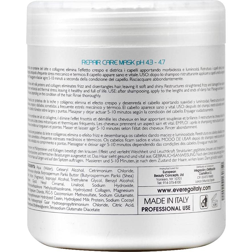 Máscara de Colágeno de Leche Ever Ego Repair Care 1000ml