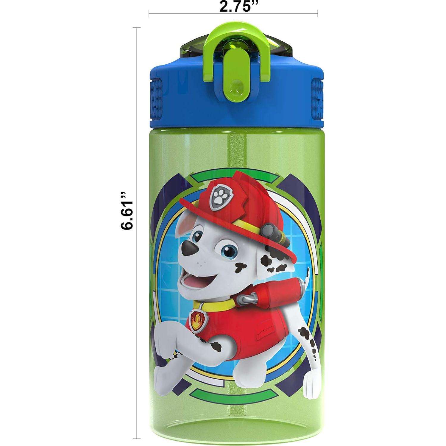 Botella de Agua Zak Designs Paw Patrol 16 oz a Prueba de Fugas