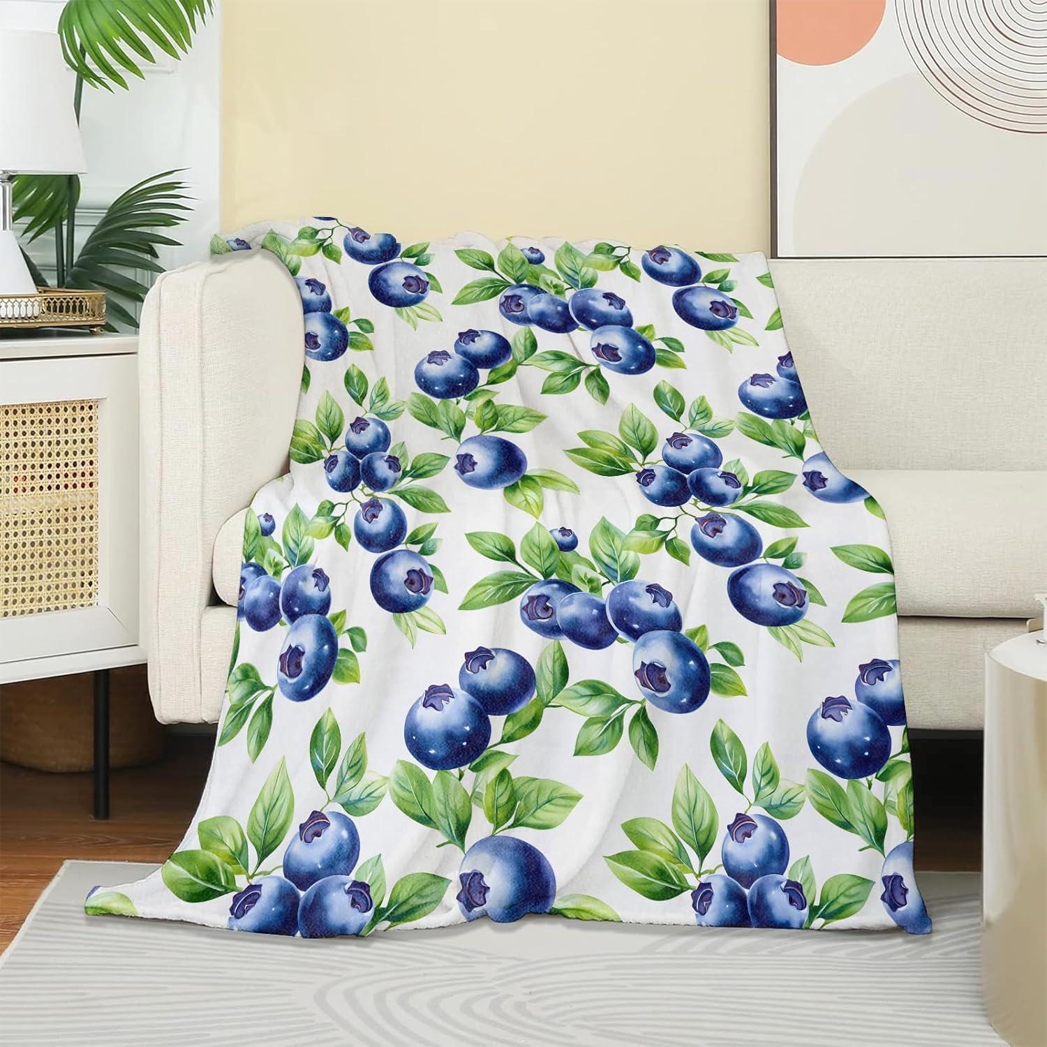 Manta de Franela UNDAHIS Arándano 152x190 cm Suave y Cálida