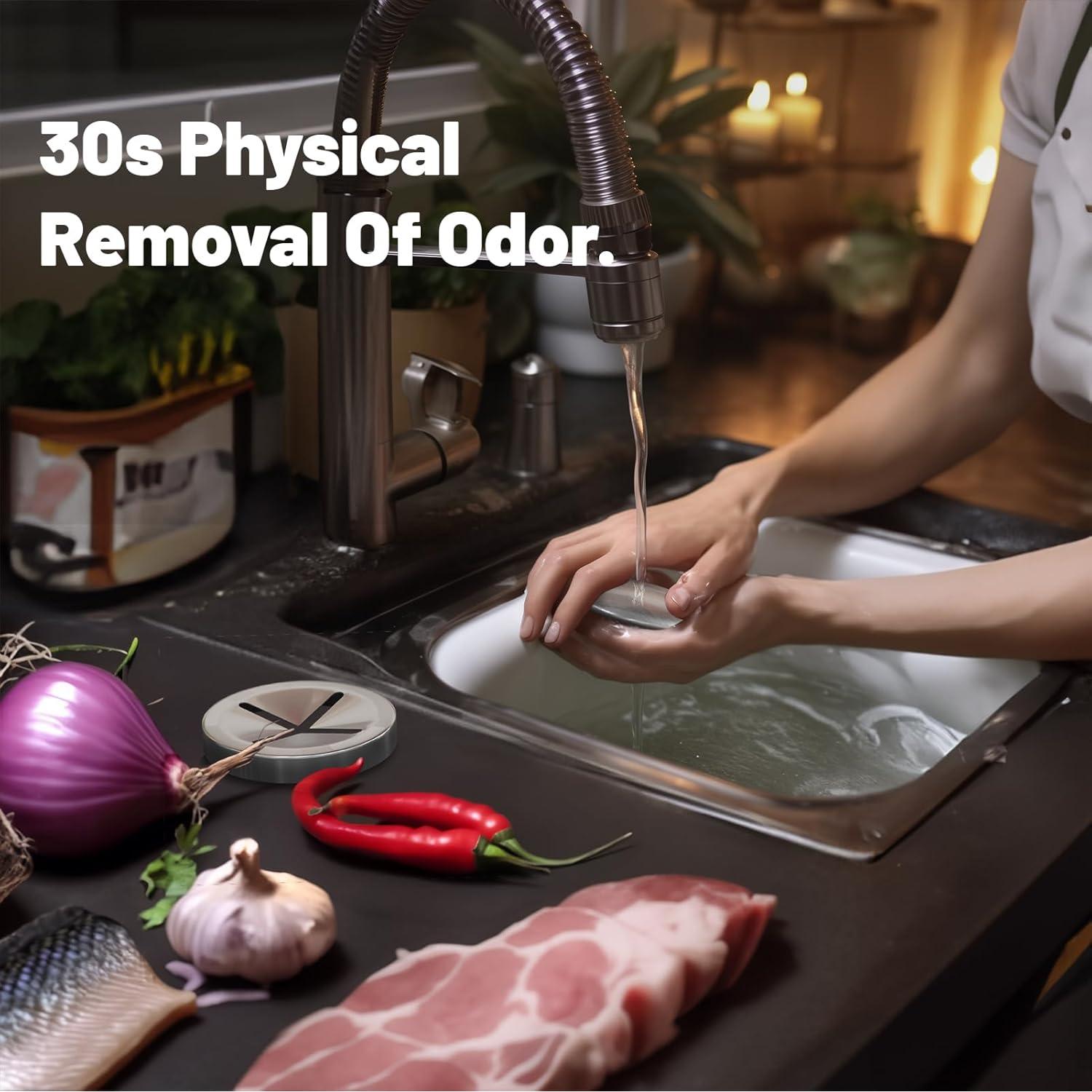 Jabón Eliminador de Olores Newness de Acero Inoxidable 8.9cm