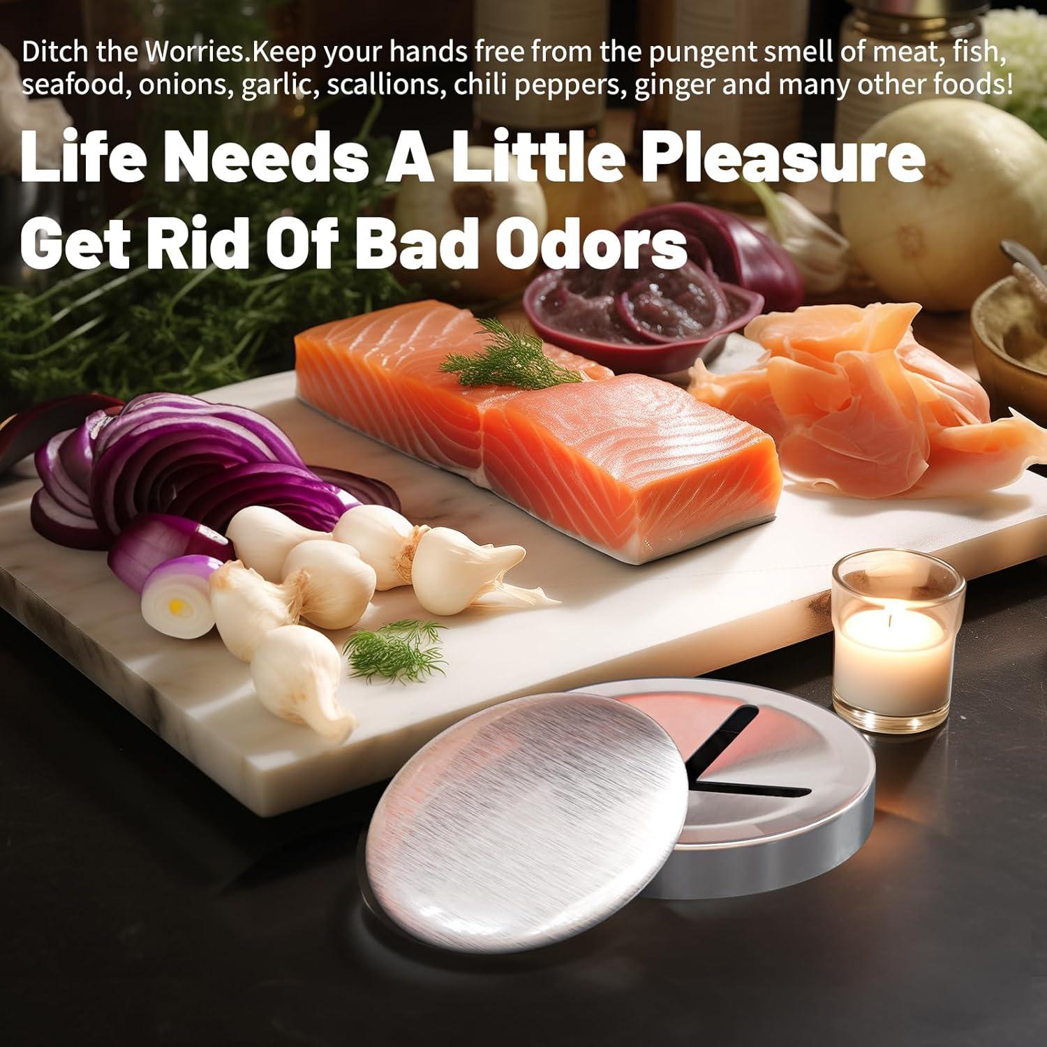 Jabón Eliminador de Olores Newness de Acero Inoxidable 8.9cm