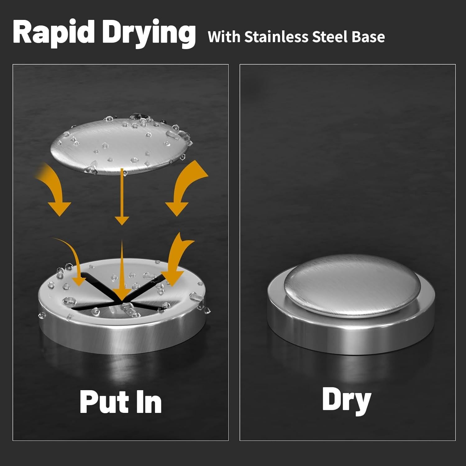 Jabón Eliminador de Olores Newness de Acero Inoxidable 8.9cm