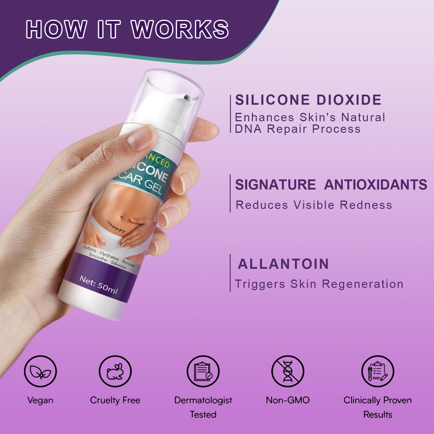 Crema de Cicatrices de Silicona Tearich 50g - Tratamiento Avanzado