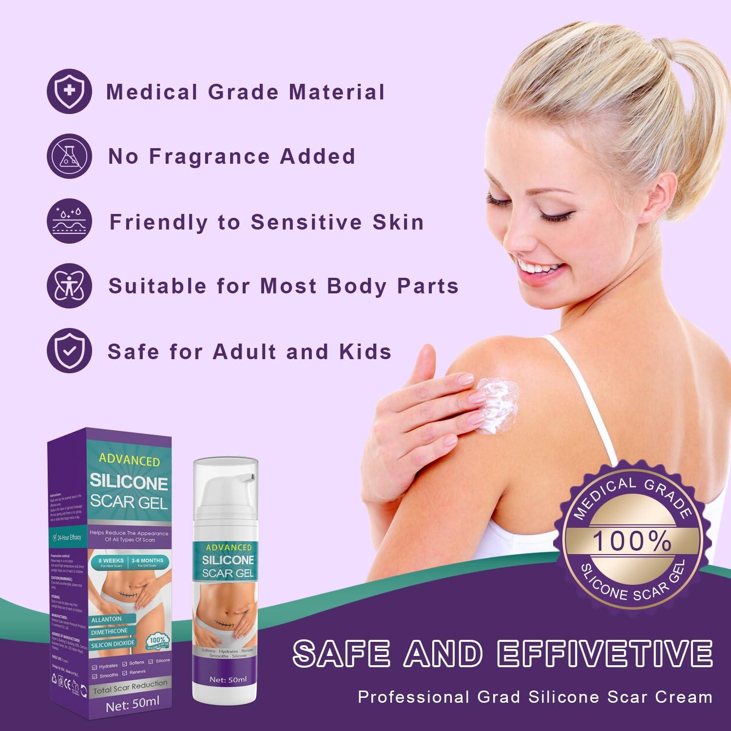 Crema de Cicatrices de Silicona Tearich 50g - Tratamiento Avanzado