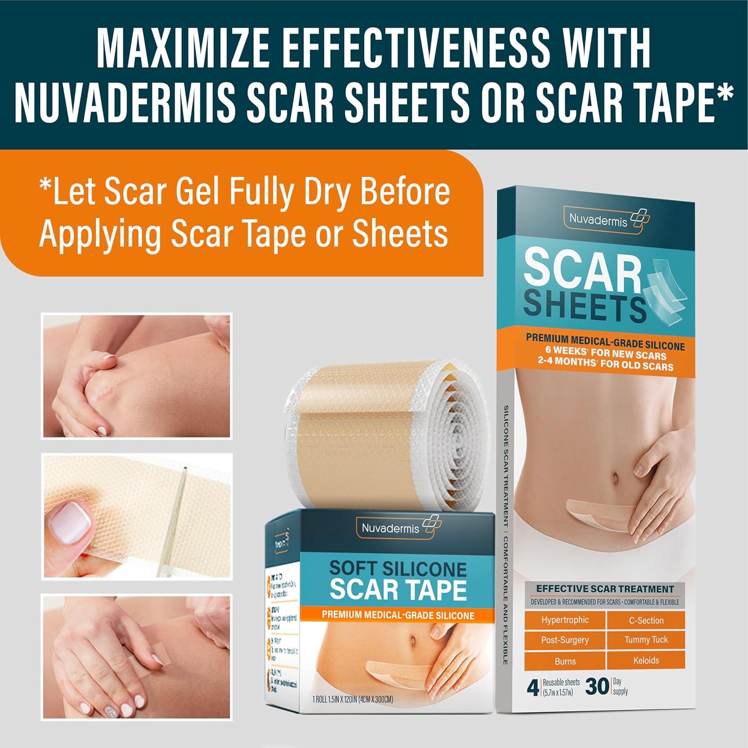 Crema Intensiva para Cicatrices NUVADERMIS 39.7 ml - Hidratante Nocturna