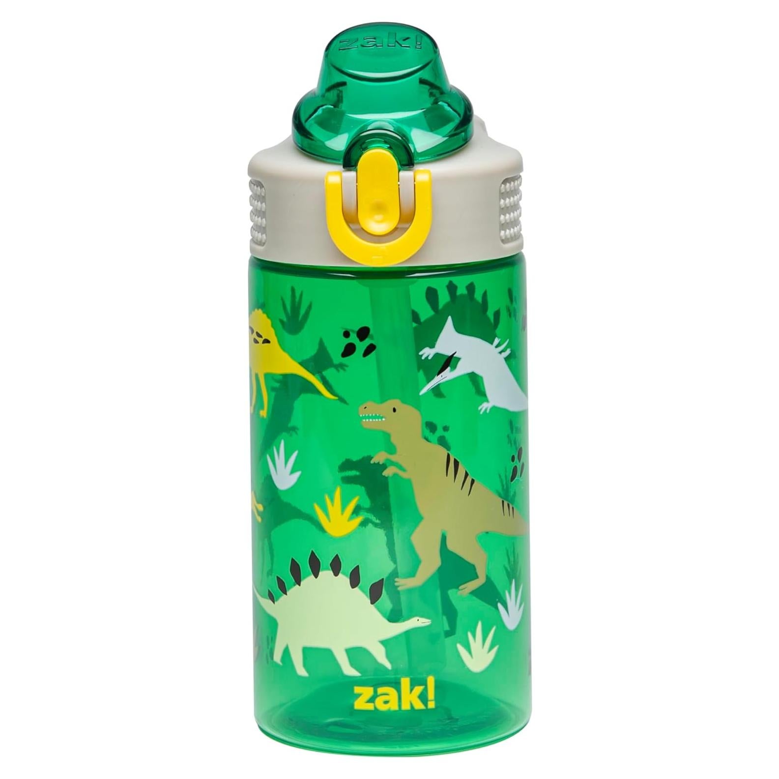 Botella de Agua Zak Designs Sage 16oz Dino a Prueba de Fugas