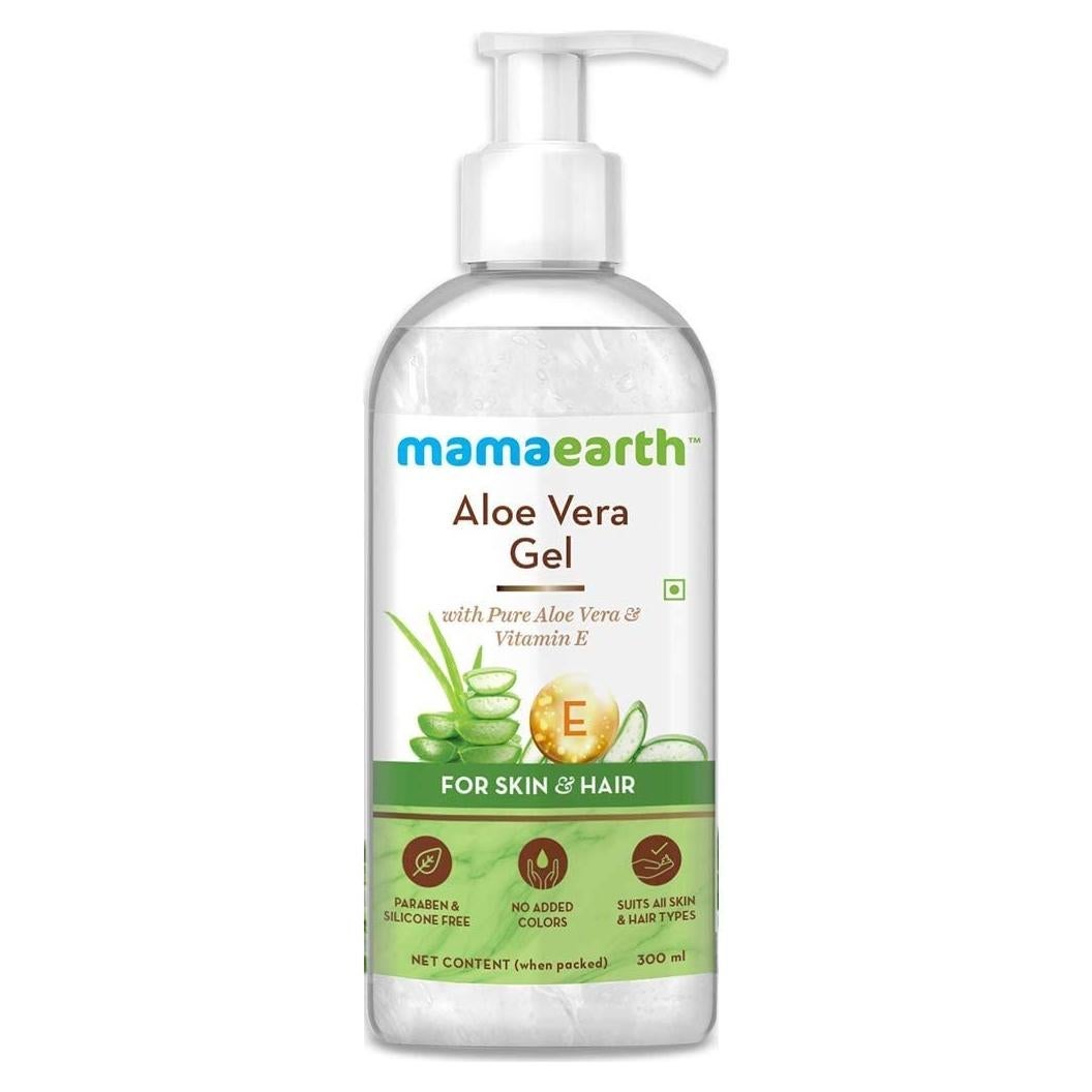 Gel de Aloe Vera Mamaearth 300ml | Hidratante Piel y Cabello