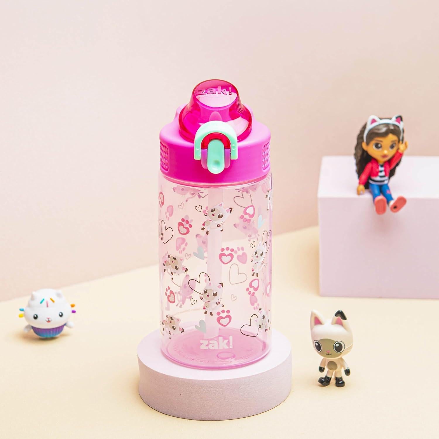 Botella de Agua Zak Designs Pandy Paws 480ml a Prueba de Fugas