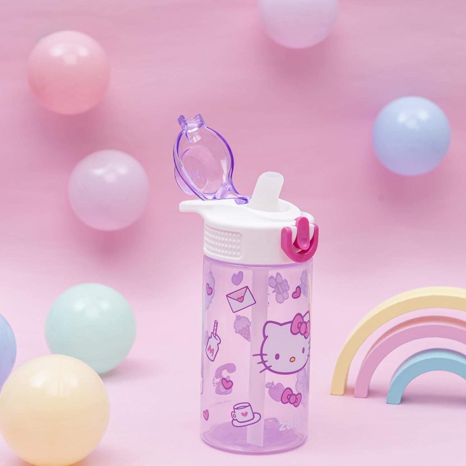 Botella de Agua Hello Kitty Zak 473 ml a Prueba de Fugas