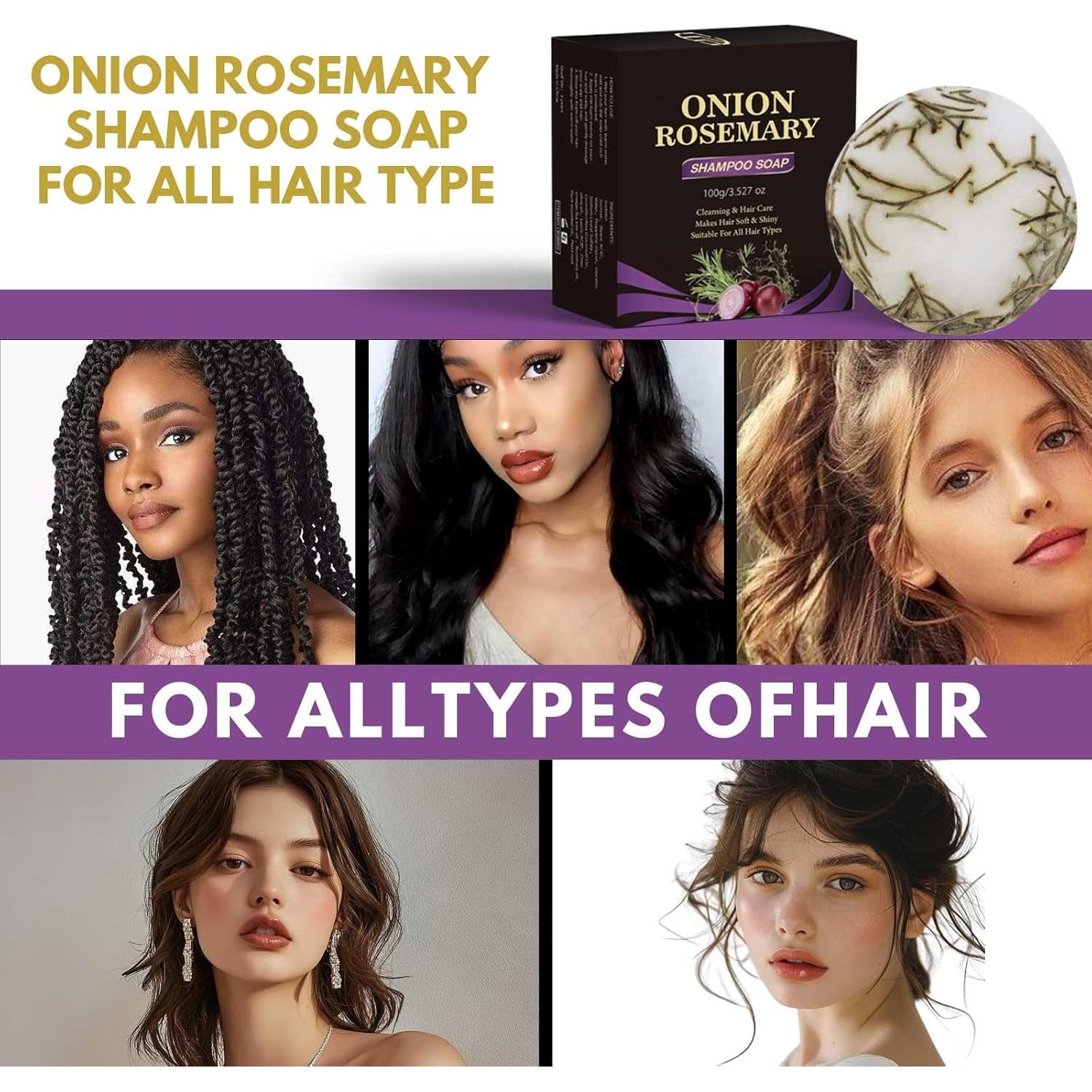 Jabón Champú de Cebolla y Romero Lanthome 100g - Suave y Brillante