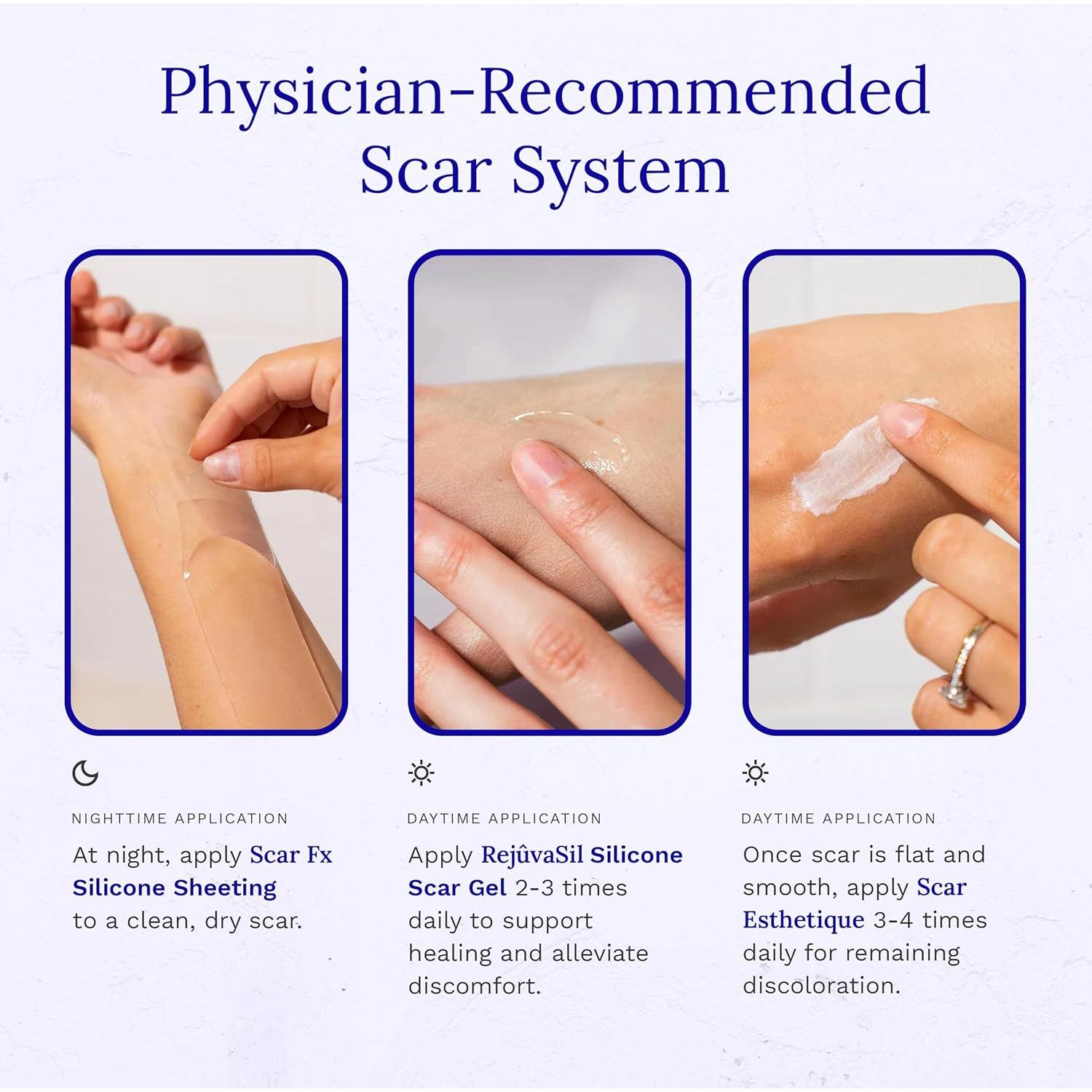 Crema para Cicatrices Rejuvaskin Scar Esthetique 10ml - Efectiva para Queloides y Estrías