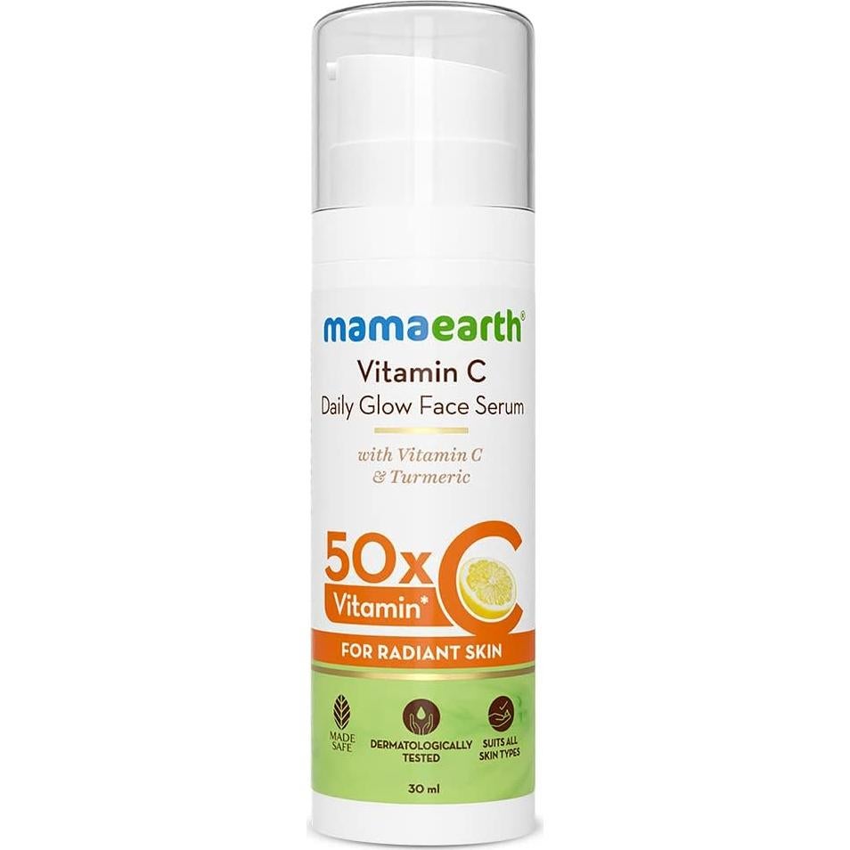 Suero Facial Mamaearth 30ml Vitamina C y Cúrcuma Unisex
