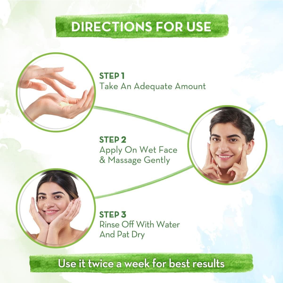 Lavado Facial MAMAEARTH Multani Mitti 100ml para Acné