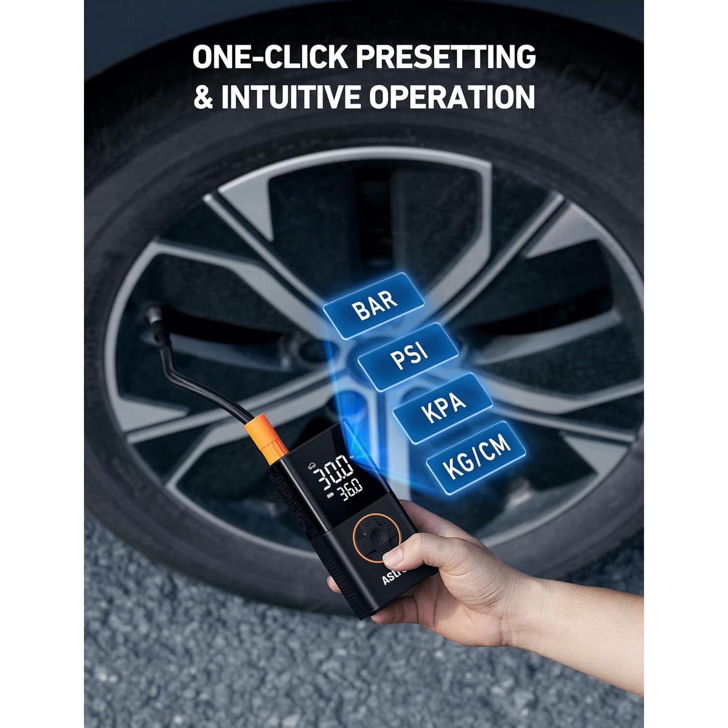 Inflador de Neumáticos AstroAI AIRUN L7 150 PSI Portátil