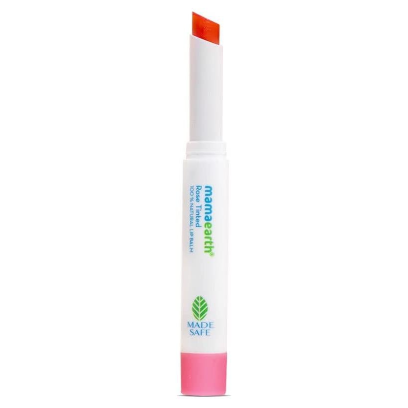 Bálsamo Labial Natural Mamaearth Tinte Rosa 2g Hidratante