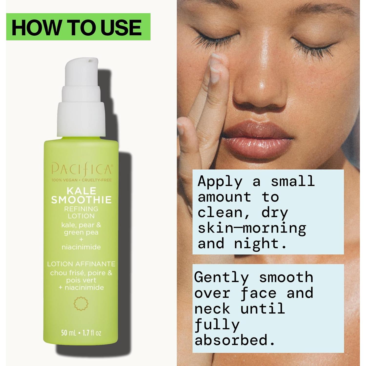 Loción Facial Hidratante Pacifica Smoothie de Kale 50 ml