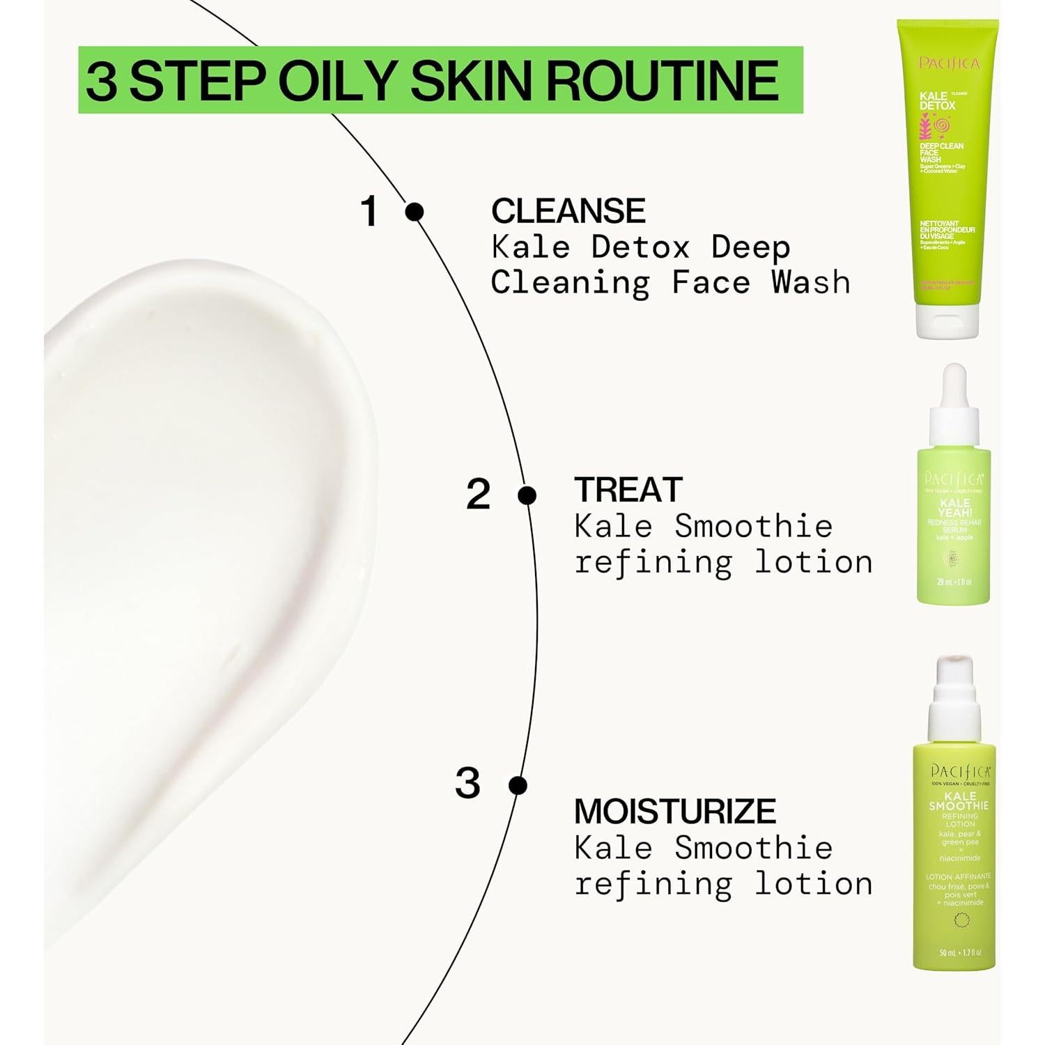 Loción Facial Hidratante Pacifica Smoothie de Kale 50 ml