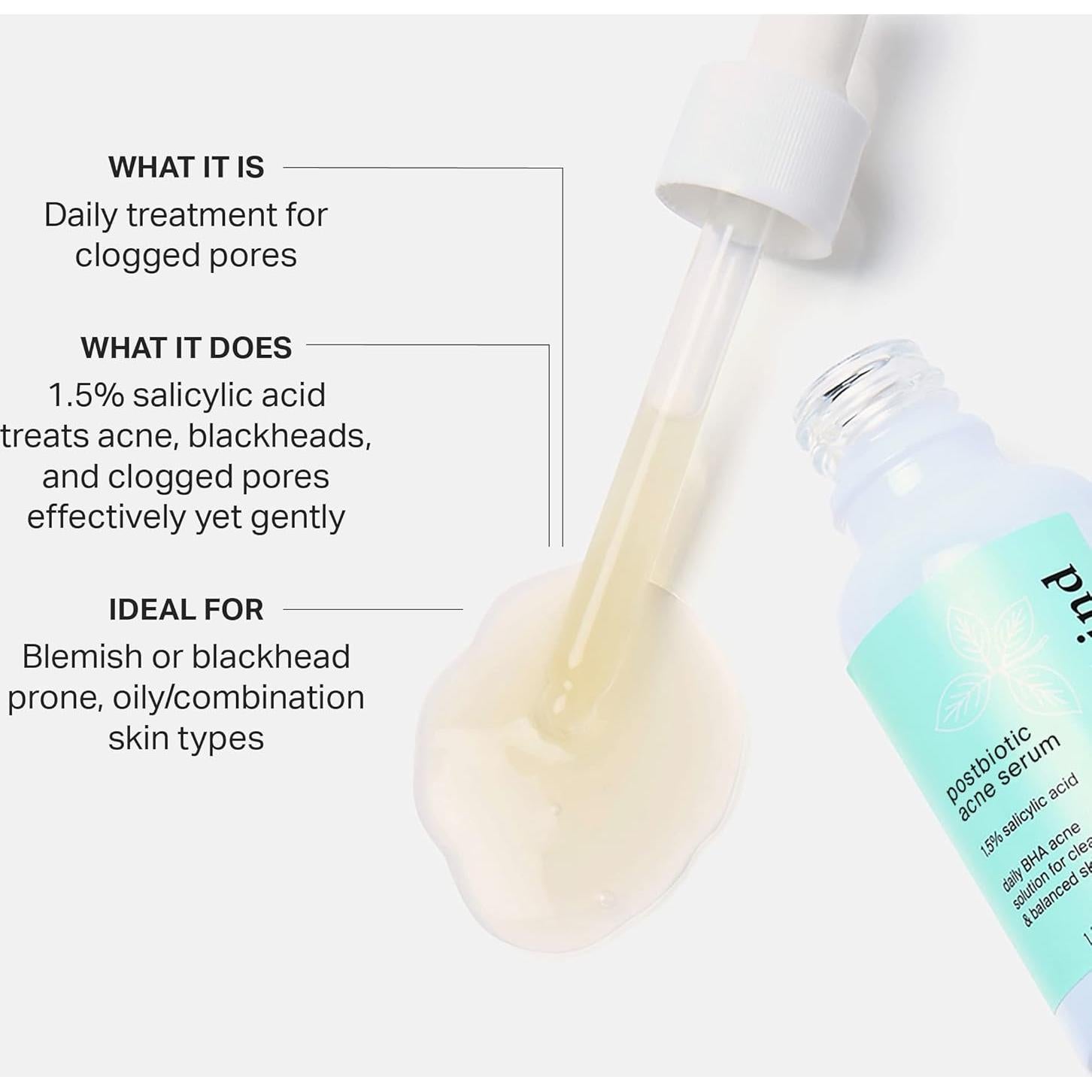 Suero Postbiótico Cocokind 1.5% Ácido Salicílico 28g