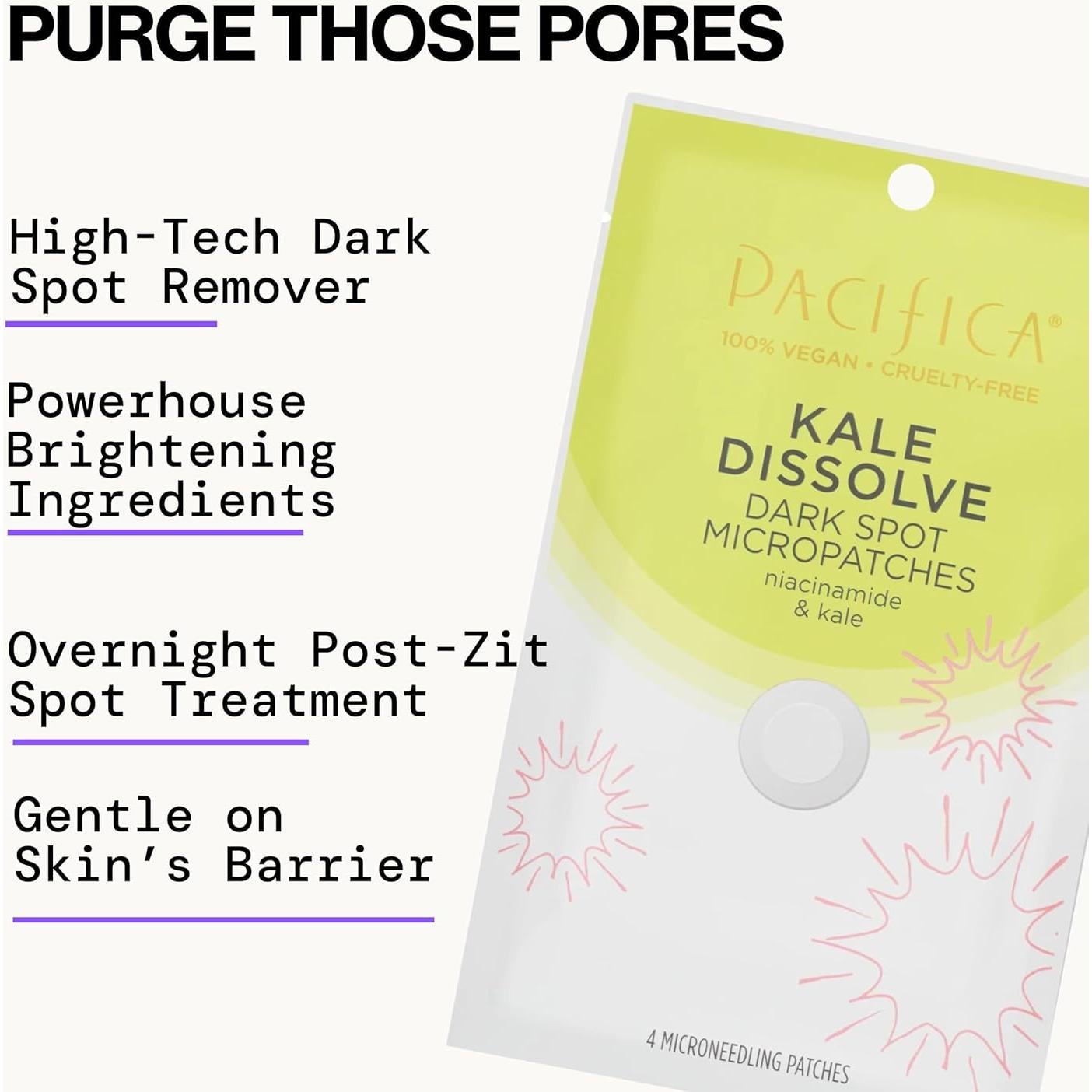 Parches Micropatch Pacifica para Manchas Oscuras - 4 Unidades