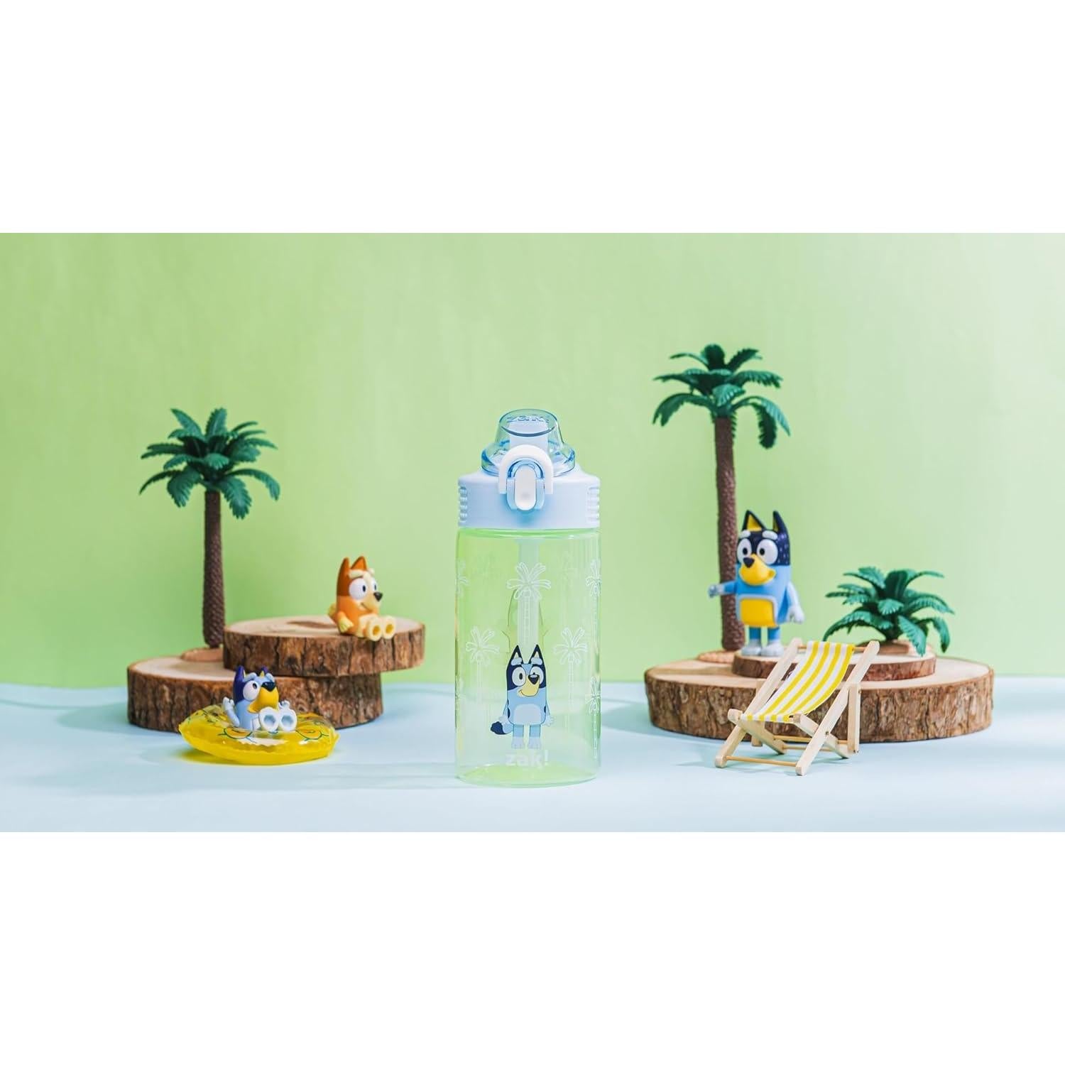 Botella de Agua Kids Zak Designs Bluey 480ml a Prueba de Fugas