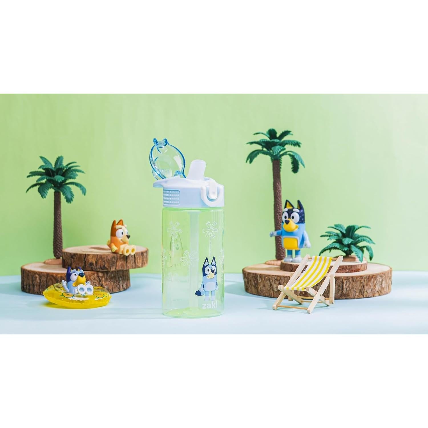 Botella de Agua Kids Zak Designs Bluey 480ml a Prueba de Fugas