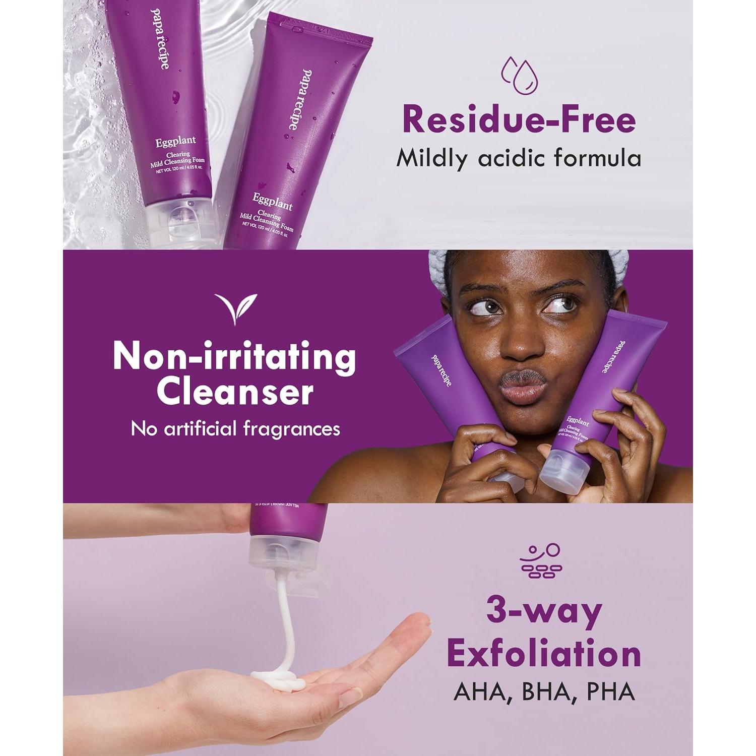 Espuma Limpiadora Hidratante Papa Recipe 160g Piel Sensible