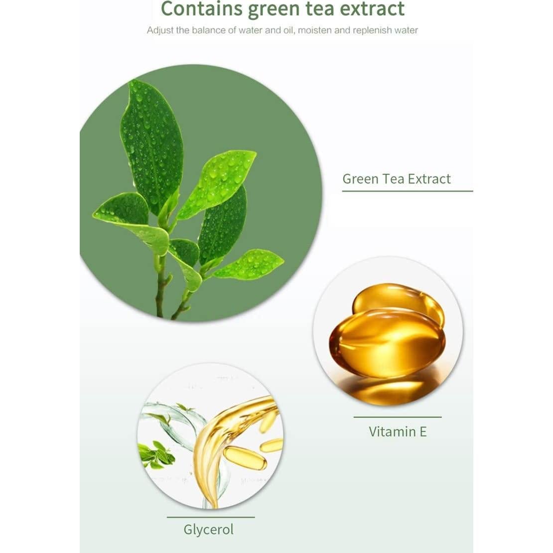 Mascarilla Facial SULLMAR Té Verde 2PACK 40g Limpieza Profunda