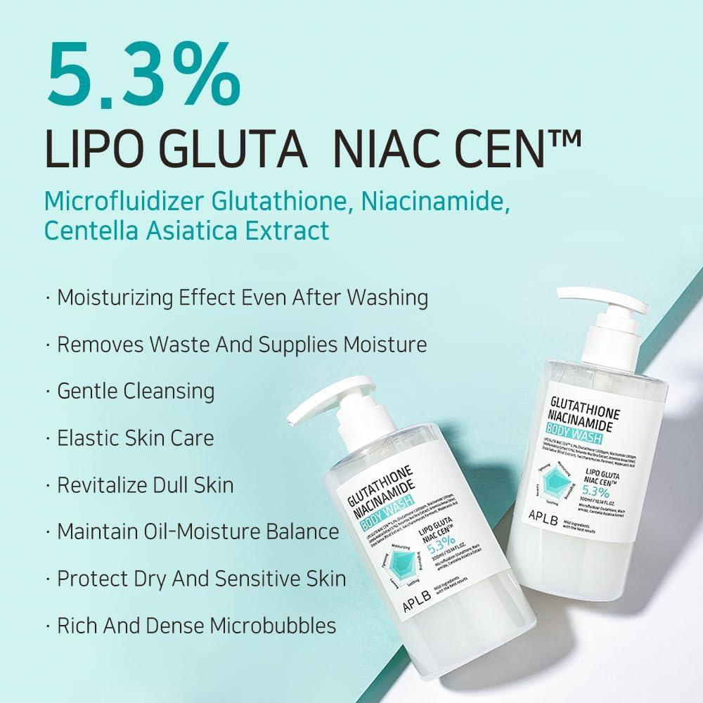 Gel de Ducha APLB Glutati&oacute;n Niacinamida 300 ml - Hidratante
