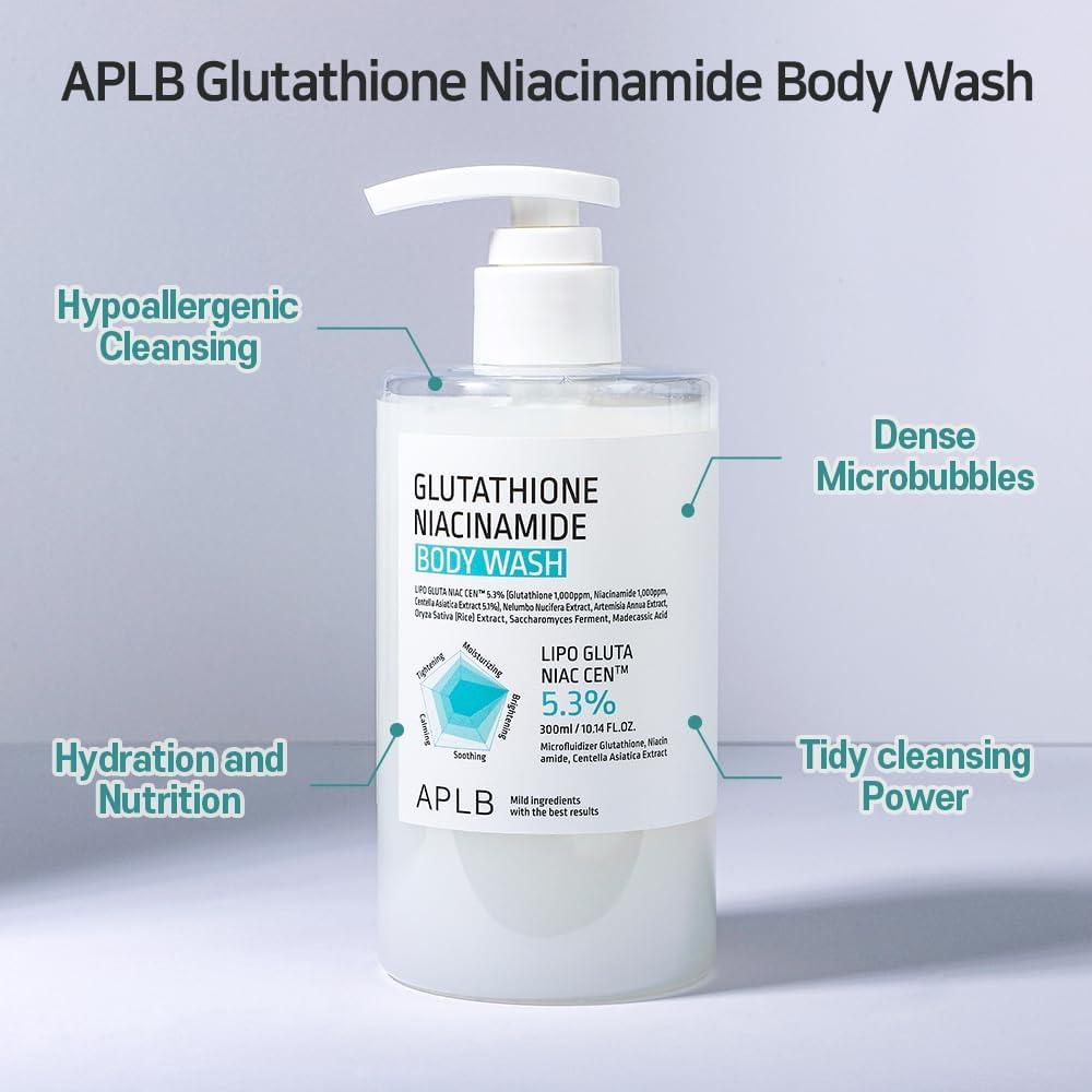 Gel de Ducha APLB Glutati&oacute;n Niacinamida 300 ml - Hidratante