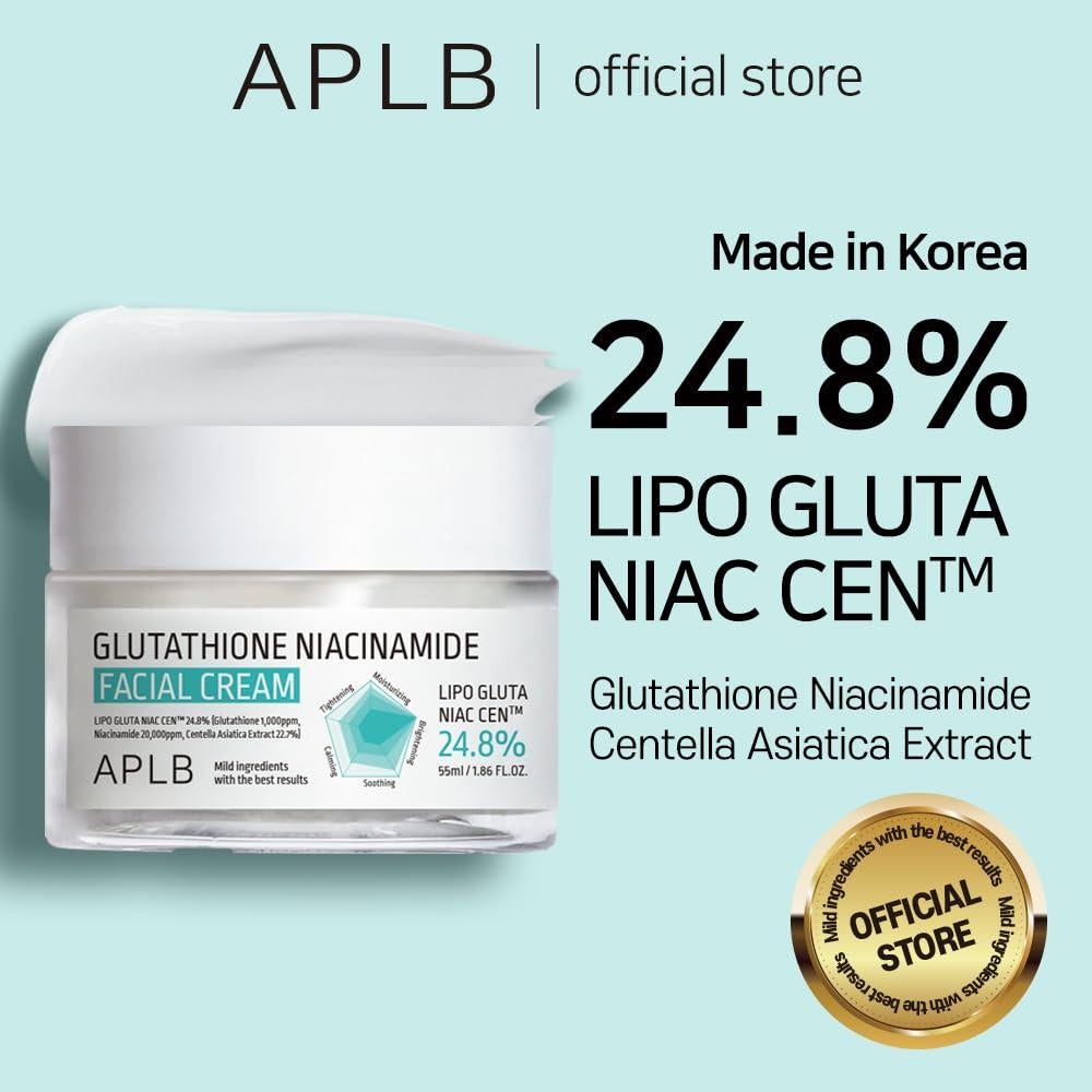 Crema Facial APLB Glutati&oacute;n y Niacinamida 55g