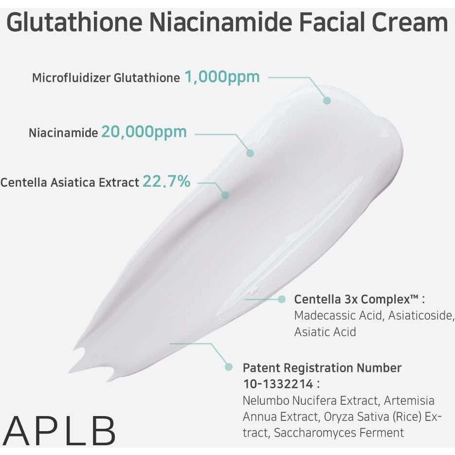 Crema Facial APLB Glutati&oacute;n y Niacinamida 55g